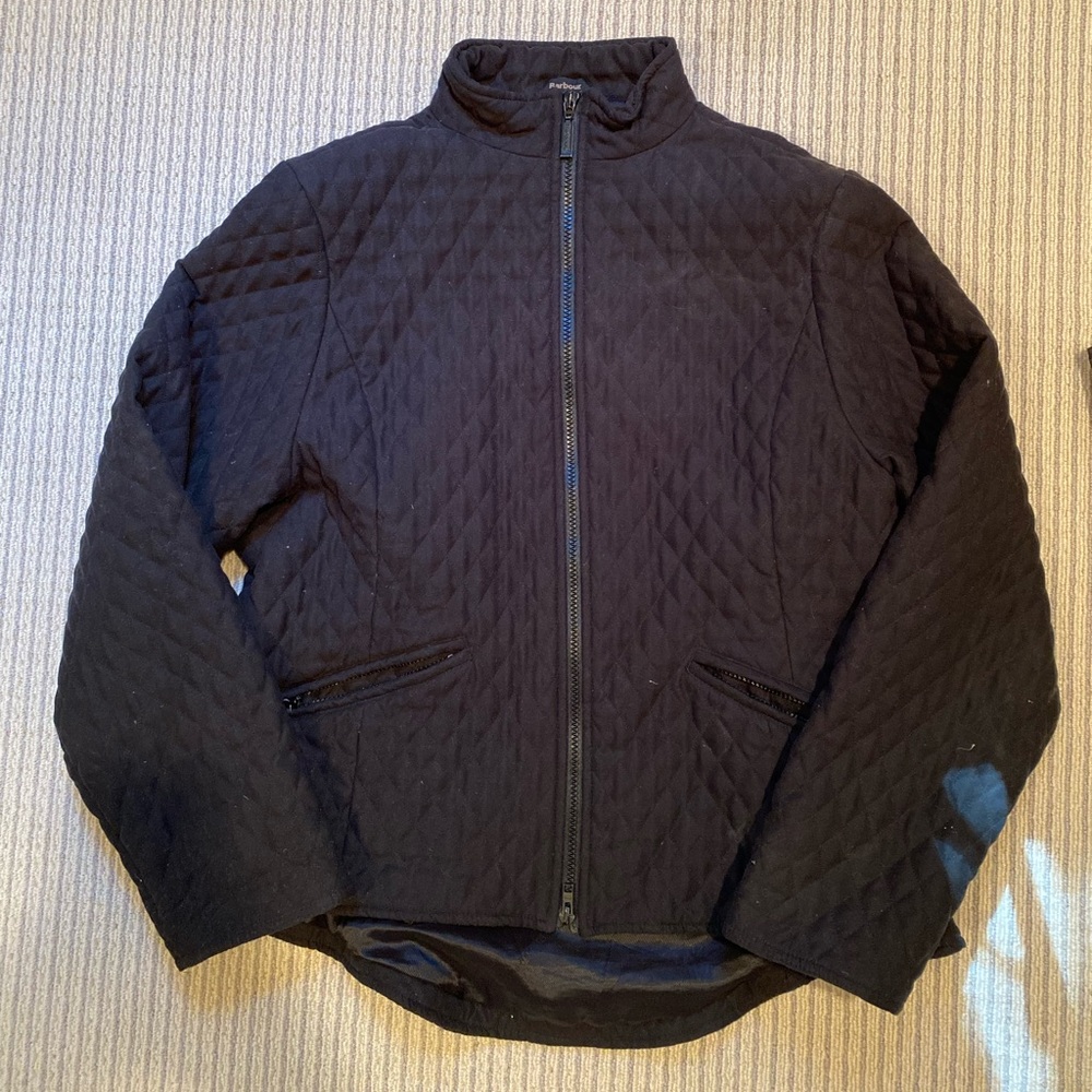 Barbour women’s Tailored Microfibre Quilt Jacket Size 12